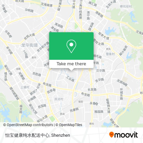 怡宝健康纯水配送中心 map