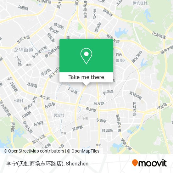 李宁(天虹商场东环路店) map
