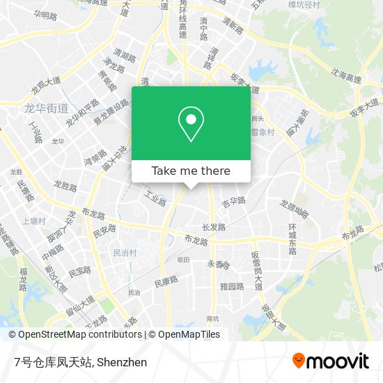 7号仓库凤天站 map