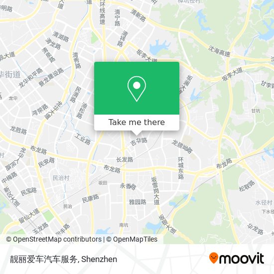 靓丽爱车汽车服务 map