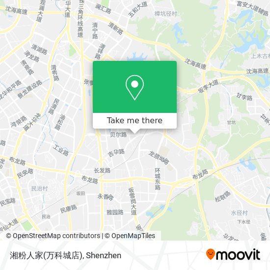 湘粉人家(万科城店) map
