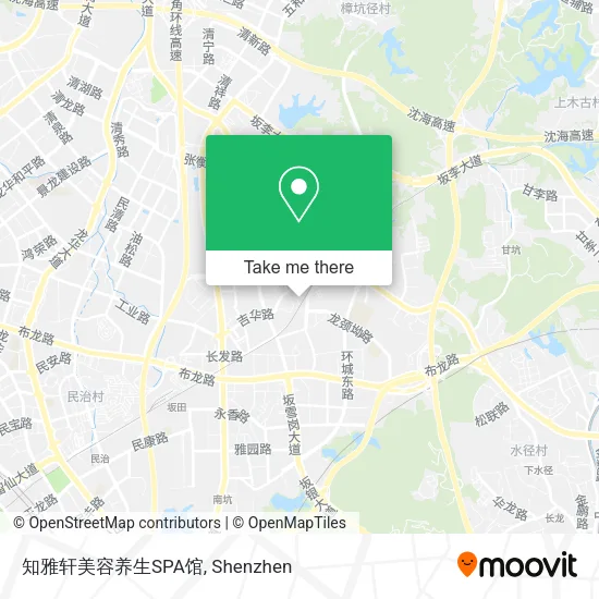 知雅轩美容养生SPA馆 map