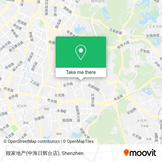顾家地产(中海日辉台店) map