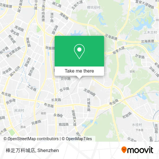 棒足万科城店 map