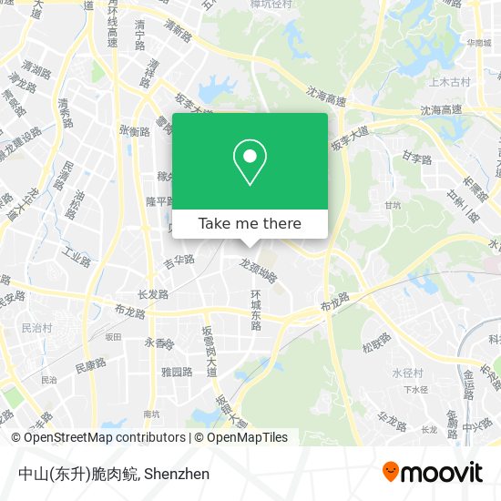 中山(东升)脆肉鲩 map