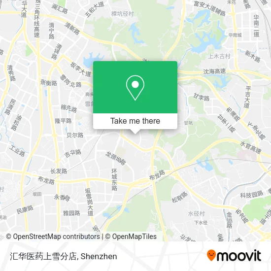 汇华医药上雪分店 map