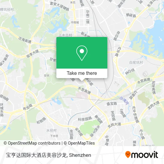 宝亨达国际大酒店美容沙龙 map