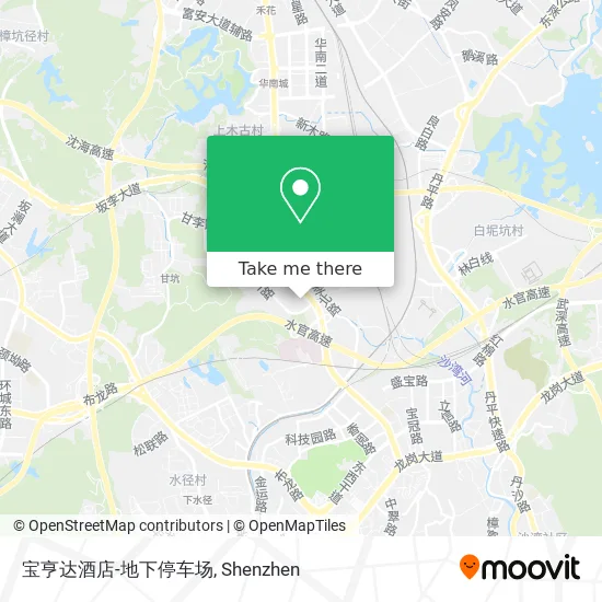 宝亨达酒店-地下停车场 map