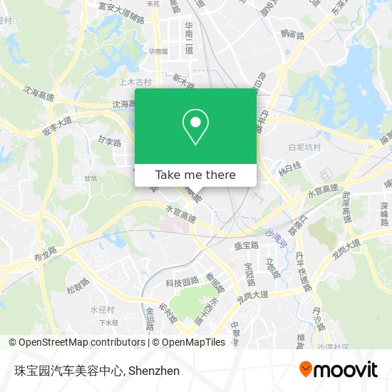 珠宝园汽车美容中心 map