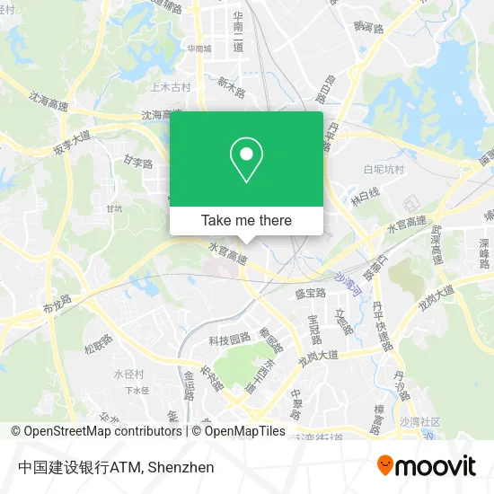 中国建设银行ATM map