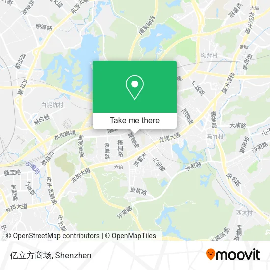 亿立方商场 map