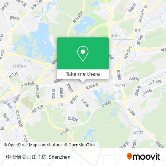 中海怡美山庄-1栋 map