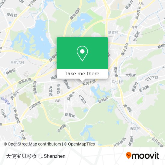 天使宝贝彩妆吧 map