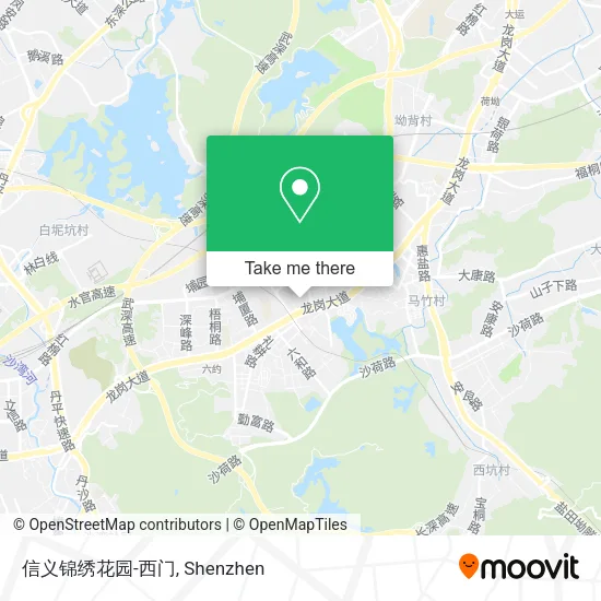 信义锦绣花园-西门 map
