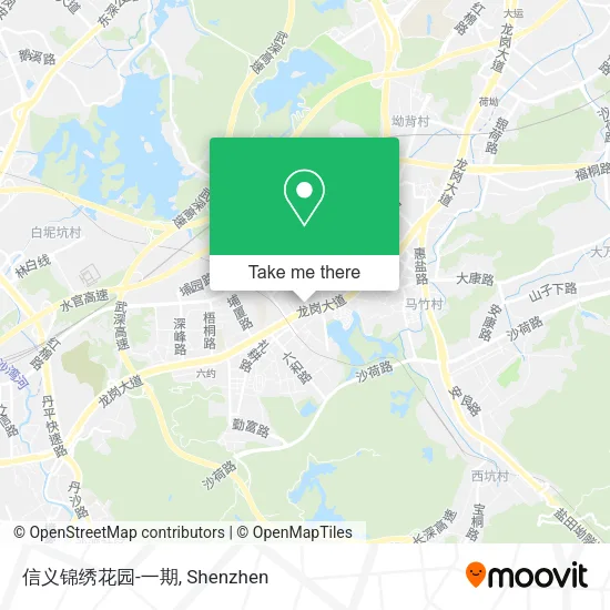 信义锦绣花园-一期 map