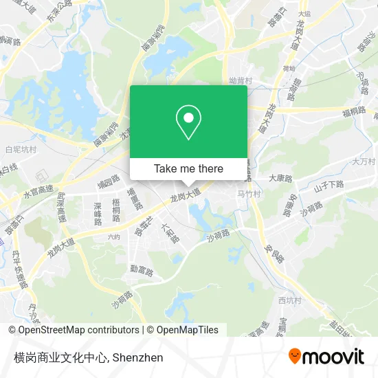 横岗商业文化中心 map