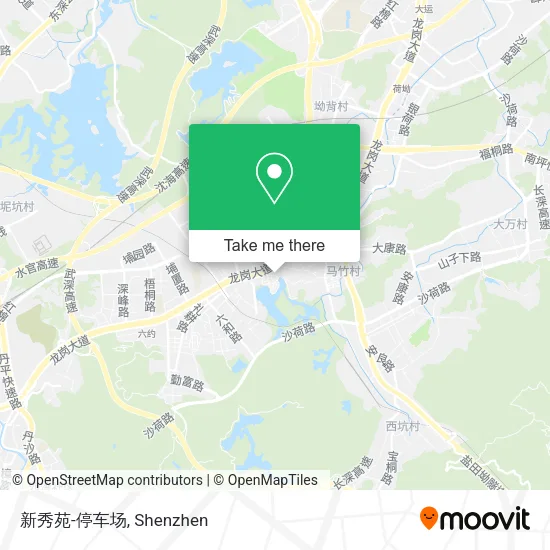 新秀苑-停车场 map