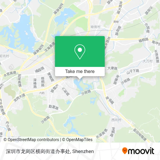 深圳市龙岗区横岗街道办事处 map