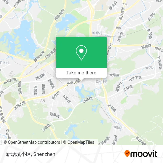 新塘坑小区 map