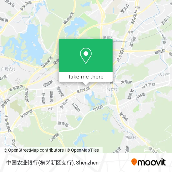 中国农业银行(横岗新区支行) map