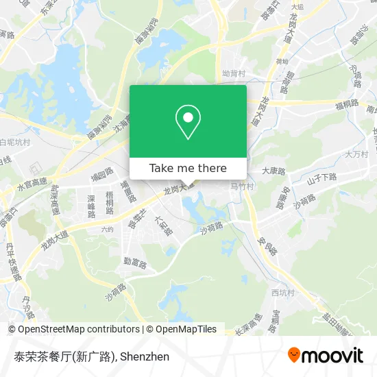 泰荣茶餐厅(新广路) map