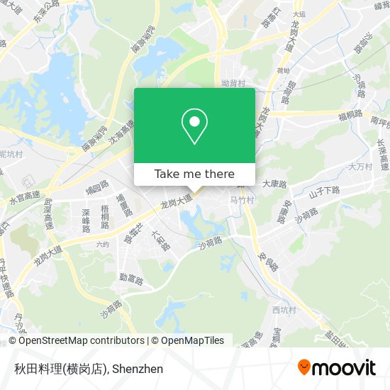 秋田料理(横岗店) map