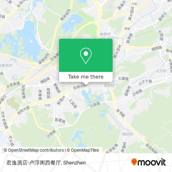 君逸酒店-卢浮阁西餐厅 map
