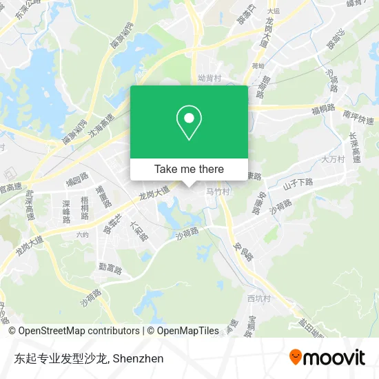 东起专业发型沙龙 map