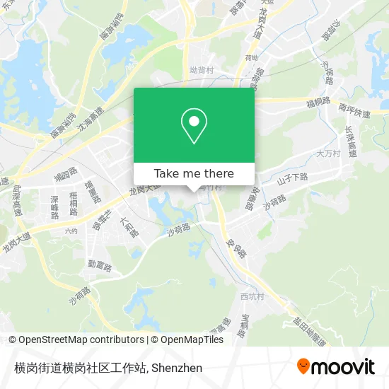 横岗街道横岗社区工作站 map