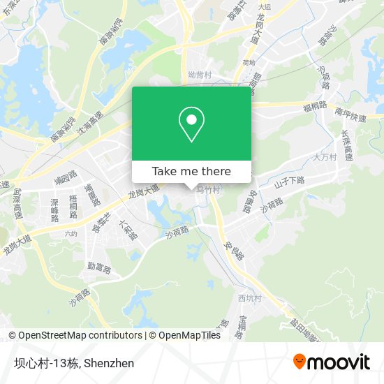 坝心村-13栋 map