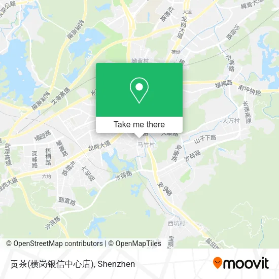 贡茶(横岗银信中心店) map