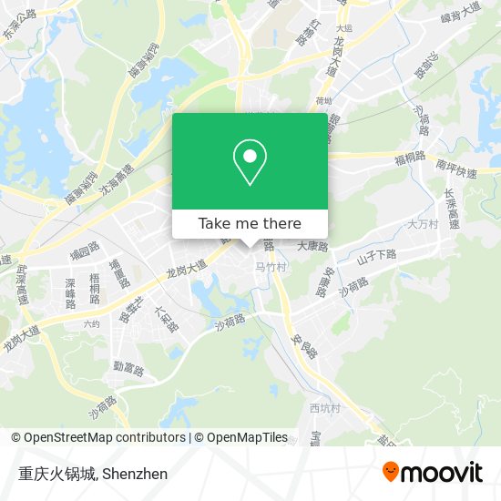 重庆火锅城 map