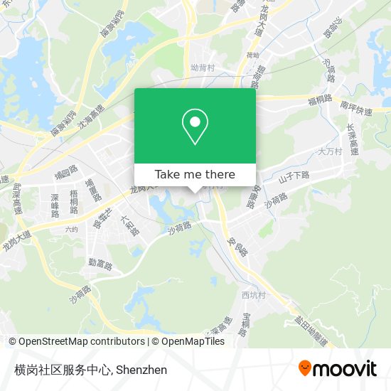 横岗社区服务中心 map
