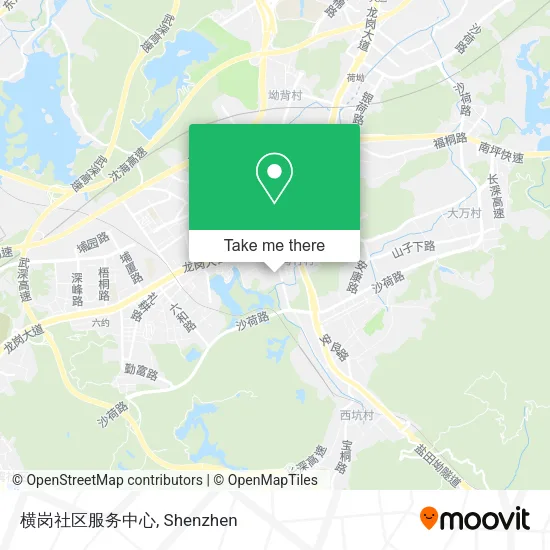 横岗社区服务中心 map