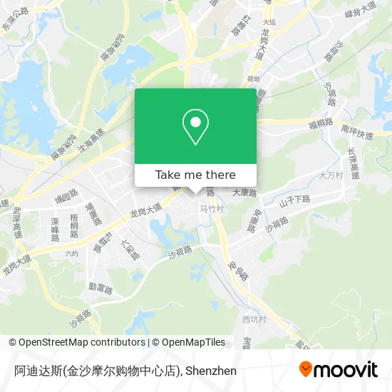 阿迪达斯(金沙摩尔购物中心店) map