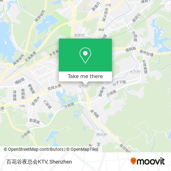 百花谷夜总会KTV map