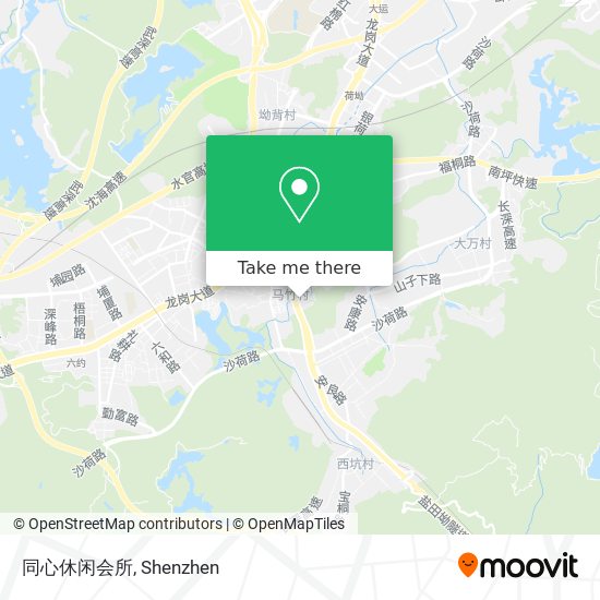 同心休闲会所 map