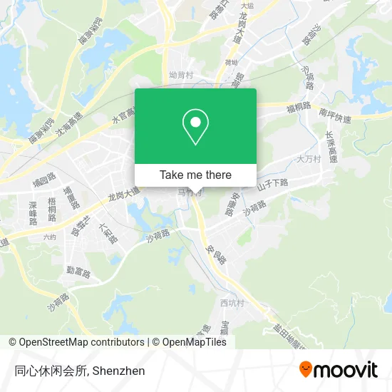 同心休闲会所 map