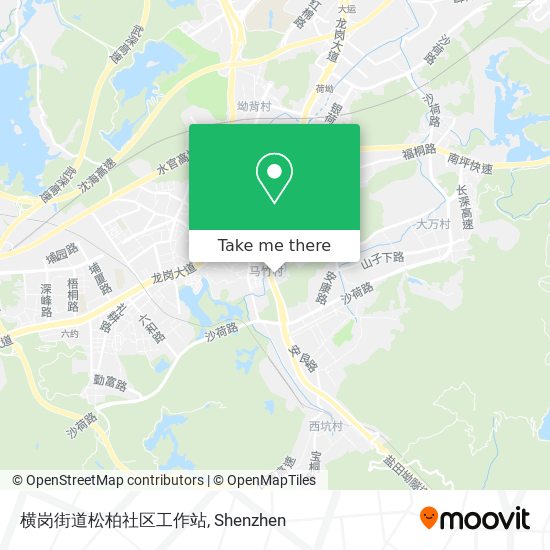 横岗街道松柏社区工作站 map