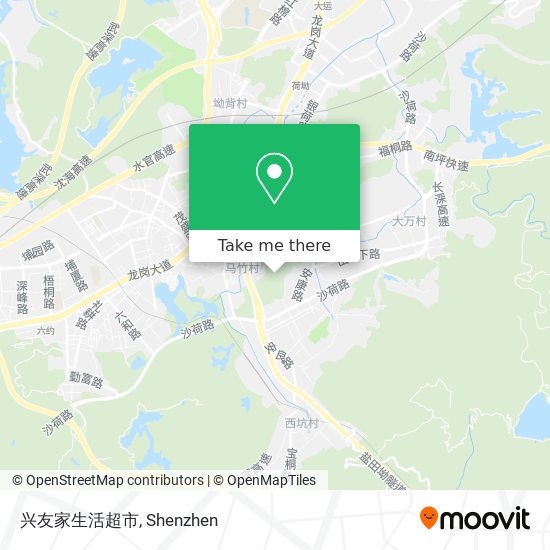 兴友家生活超市 map