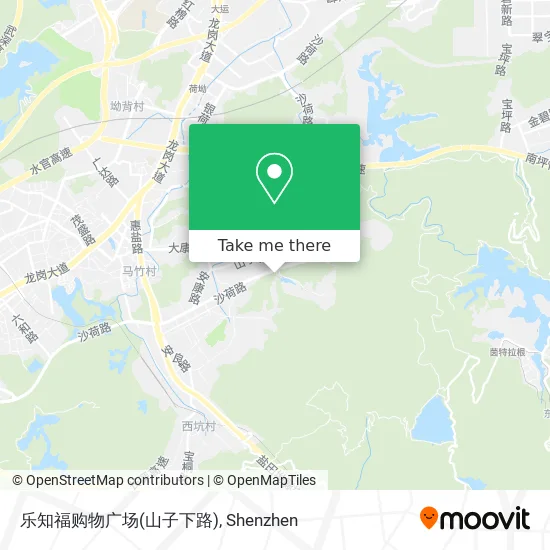 乐知福购物广场(山子下路) map