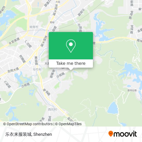 乐衣来服装城 map