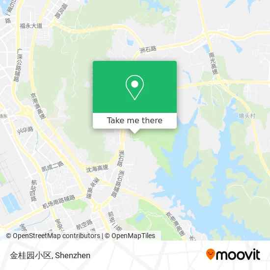 金桂园小区 map