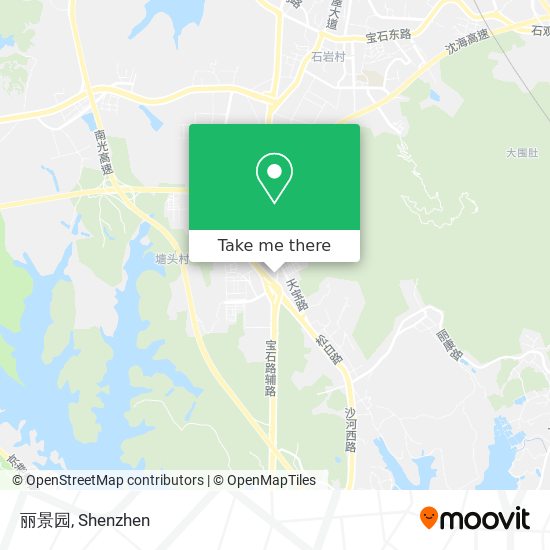 丽景园 map