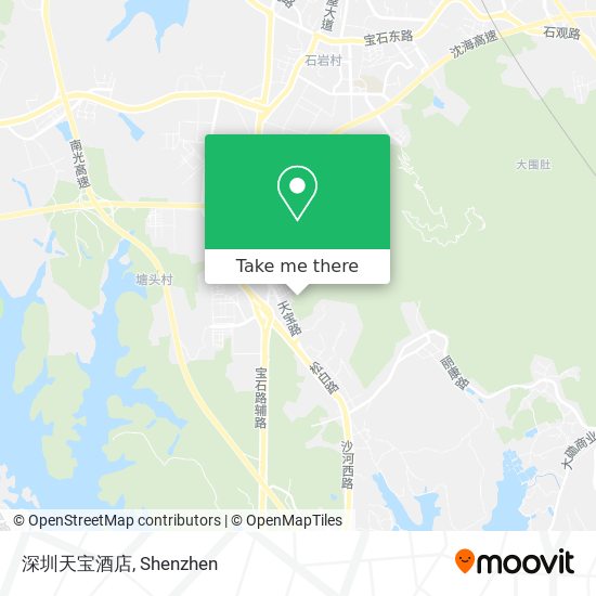 深圳天宝酒店 map