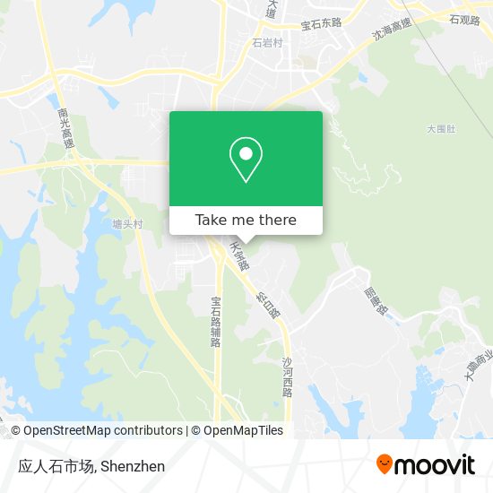 应人石市场 map