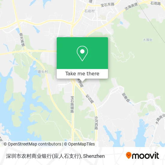 深圳市农村商业银行(应人石支行) map