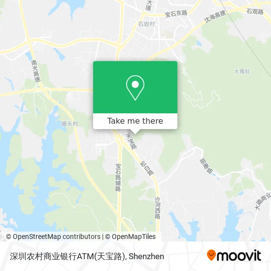 深圳农村商业银行ATM(天宝路) map