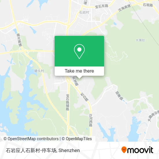 石岩应人石新村-停车场 map