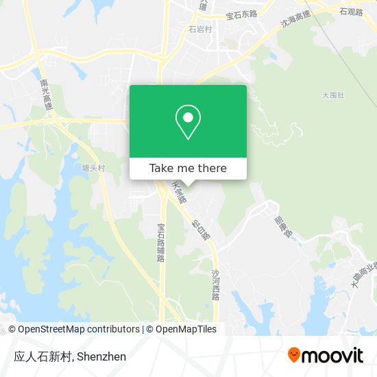 应人石新村 map